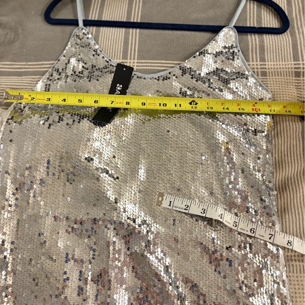 NWT Allegra K Sequin Cocktail Dress - Picture 4 of 5